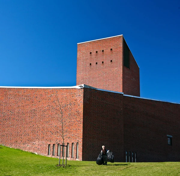 Arquitectura Moderna Iglesia Dinamarca Escandinavia — Foto de Stock