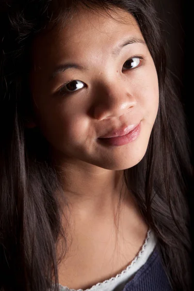 Portrait Young Teenager Girl Studio — Stock Photo, Image