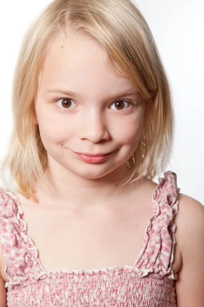 Πορτρέτο Ενός Νεαρού Κοριτσιού Στο Στούντιο Τσέλο — Φωτογραφία Αρχείου
