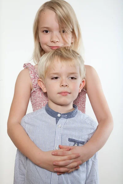 Portrait Jeune Enfant Studio — Photo