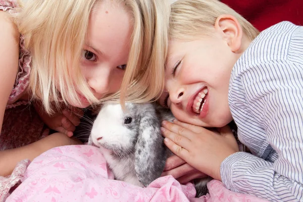 Portrait Young Children Studio — Stock Photo, Image