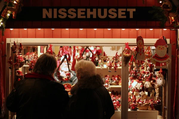 Рождественское Настроение Denmark Scandinavia — стоковое фото
