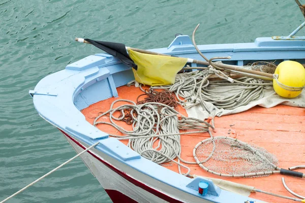 Detalhes Barco Porto Livorno Mar Livorno Itália — Fotografia de Stock