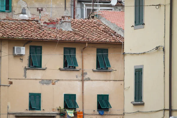 Huizen Livorno Aan Ligurische Zee Aan Westkust Van Toscane Italië — Stockfoto