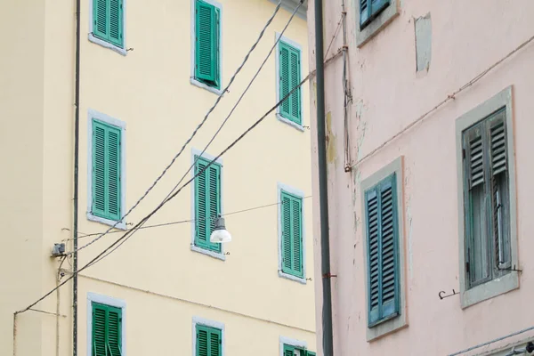 Hus Livorno Vid Liguriska Havet Toscanas Västkust Italien 2011 — Stockfoto