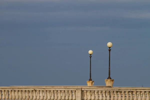 Terrazza Mascagni Miradouro Para Mar Livorno Itália — Fotografia de Stock