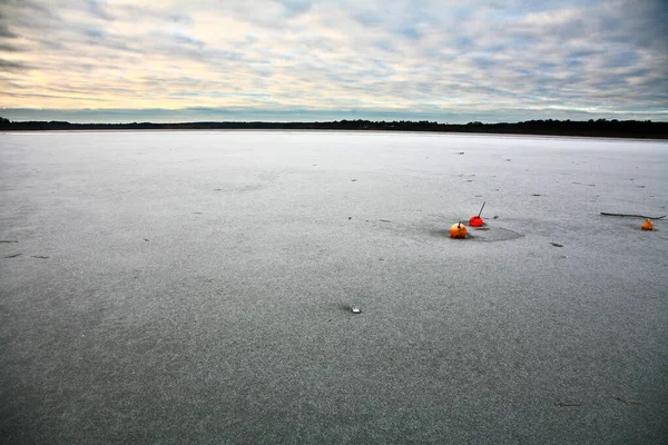 Pohled Krásné Jezero Denmark Skandinávii Severně Kodaně — Stock fotografie