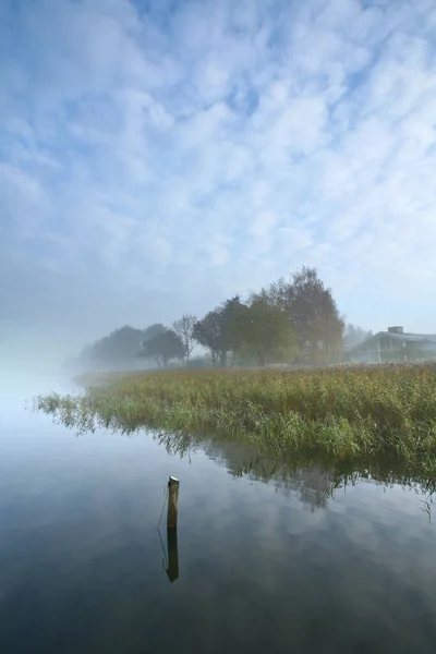 Vista Sobre Hermoso Lago Denmark Scandinavia Norte Copenhagen — Foto de Stock