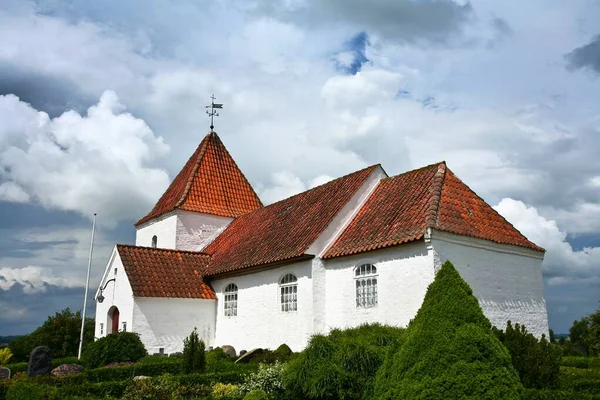 Eglise Danemark Djursland Été — Photo