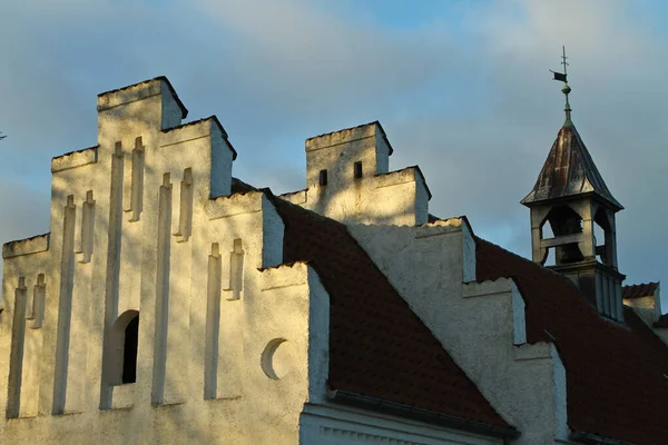 Φωτογραφίες Από Μια Παραδοσιακή Εκκλησία Στη Δανία Στη Σκανδιναβία — Φωτογραφία Αρχείου