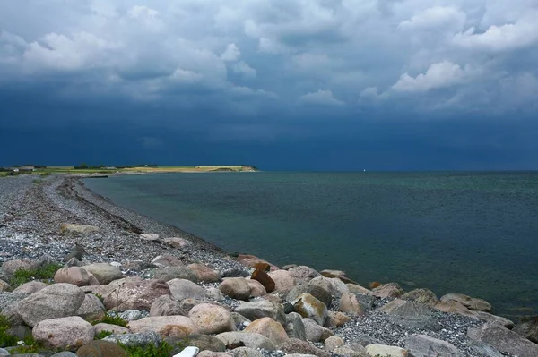 Abrigo Denmark Djursland Verano —  Fotos de Stock