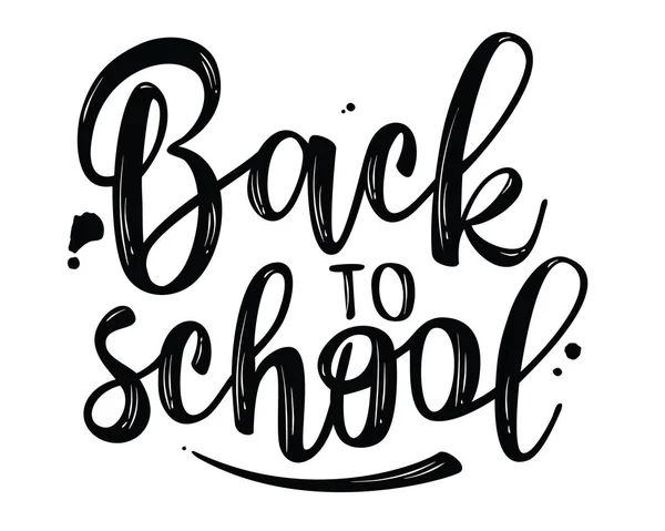 "Back to school"yazı için banner tasarımı — Stok Vektör