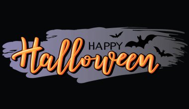 Mutlu Cadılar Bayramı vektör bir web ile yazı