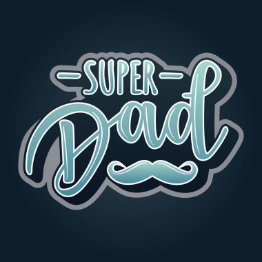 'Süper Baba' yazı poster