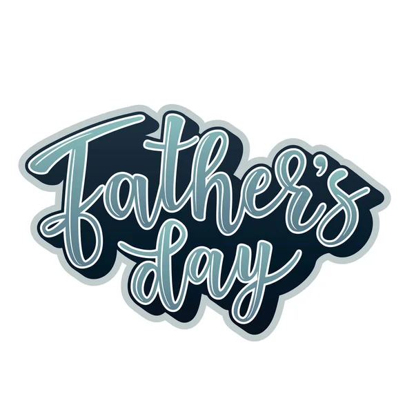 "День батька" плакат з написом — стоковий вектор