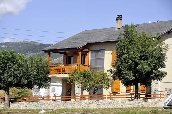 Maison Des Pyrénées Architecture Chalet Tout Étant Une Construction Moderne — Photo