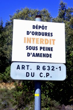 para cezası altında çöp bertaraf yasağı