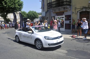 Th karavanında Century 21 bir reklam araba Passage