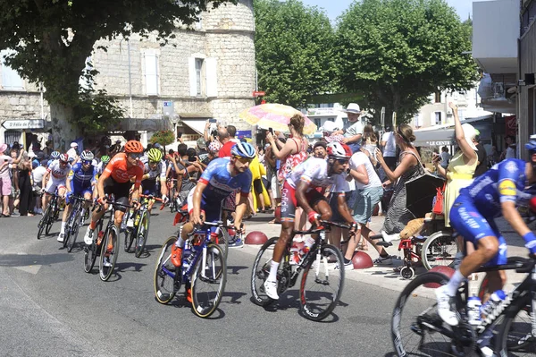 Tour de France bisikletçilerin Geçişi — Stok fotoğraf