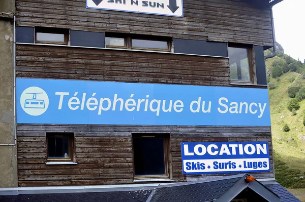 La stazione di partenza della funivia puy de Sancy — Foto Stock