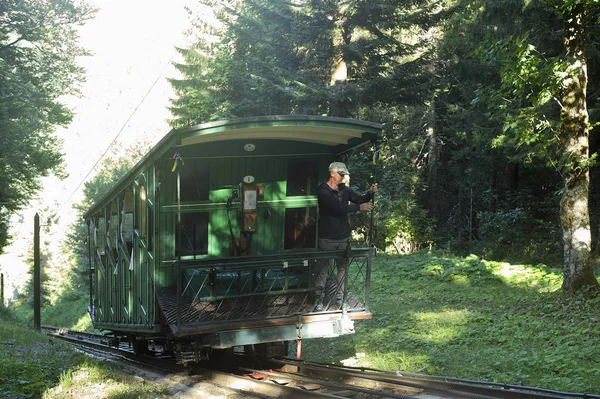 Funicular de Mont-Dore en los flancos del Puy de Sancy —  Fotos de Stock