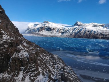 dron gelen İzlanda doğa