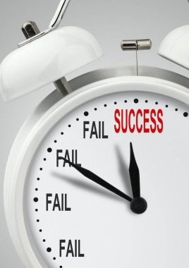 Hataları kavramı üzerinden başarı, başarı, yazıt ile saat için uzun yol