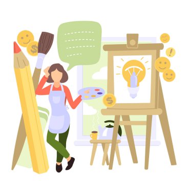 Yaratıcı insanlar vektör adam kadın karakter ofiste ekip çalışması illüstrasyon seti takım çalışması fikirleri beyin fırtınası ekibi beyaz arka plan üzerinde izole toplantı üzerinde proje tasarımı oluşturma birlikte çalışma