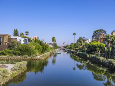 Venedik güzel yaşam alanı içinde eski kanallar