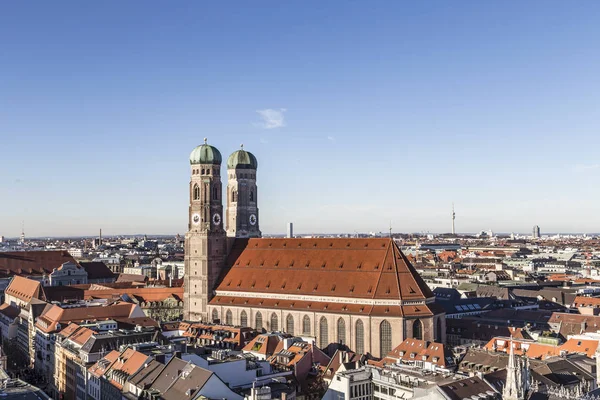 Kościół Matki Boskiej Frauenkirche Monachium Niemcy Bawaria — Zdjęcie stockowe