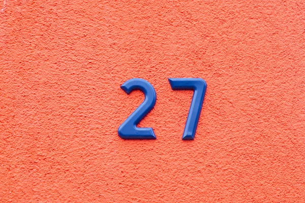 House Number Wall Postal Adress — Stock Photo, Image