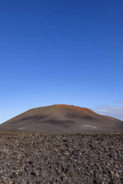 Vulkan Timanfaya Nationalpark Lanzarote Spanien — Stockfoto