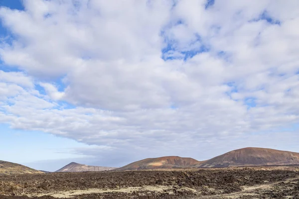 Wulkan Parku Narodowym Timanfaya Lanzarote Hiszpania — Zdjęcie stockowe