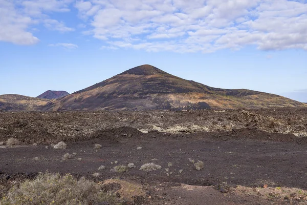 Ηφαίστειο Στο Εθνικό Πάρκο Timanfaya Στο Lanzarote Ισπανία — Φωτογραφία Αρχείου
