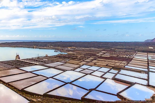 Oude Zoutmijn Lanzarote Plaats Van Janubio — Stockfoto