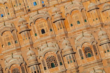 Hawa Mahal, rüzgarların saray, Jaipur, Rajasthan, Hindistan.