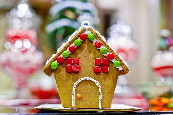 Facade Home Ade Gingerbread House Christmas Time — Stock Photo, Image