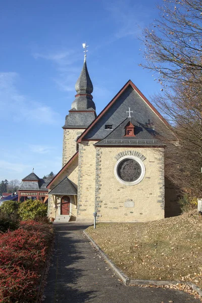 Eppenheim ドイツの古い教会 — ストック写真