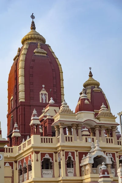 Shri Digambar Jain Lal Mandir Tempel Delhi Onder Blauwe Hemel — Stockfoto