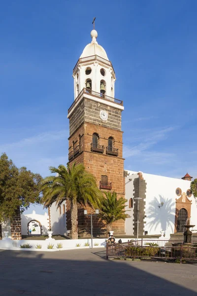 Дзвіниця Iglesia San Miguel Teguise Колишня Столиця Острова — стокове фото