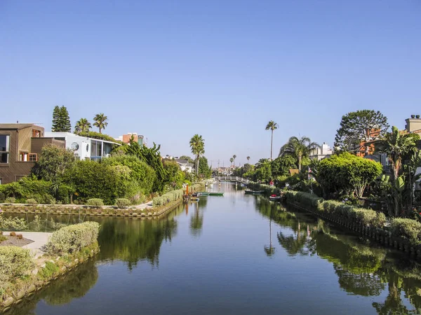 Old Canals Venice Build Abbot Kinney California Beautiful Living Area — Stock Photo, Image