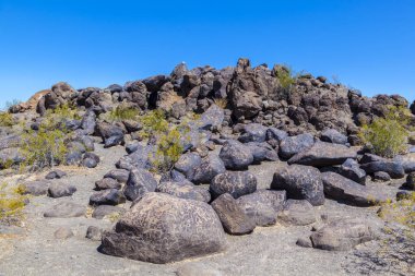 Gila Bend, Arizona, ABD yakın Petroglyph bölgesi