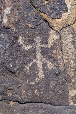 Gila Bend, Arizona, ABD yakın Petroglyph bölgesi