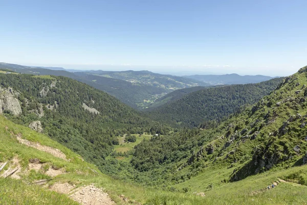 Vue Panoramique Sommet Hoheneck Haute Crete Région Alsace France — Photo