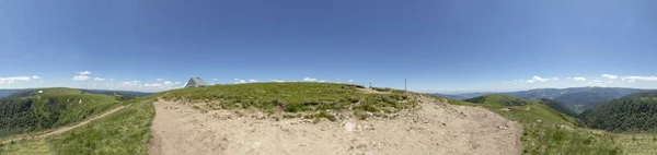 Vista Panorámica Cumbre Hoheneck Haute Crete Región Alsacia Francia — Foto de Stock