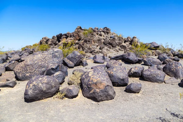 Petroglyph Witryny Pobliżu Gila Bend Arizona Stany Zjednoczone Ameryki — Zdjęcie stockowe