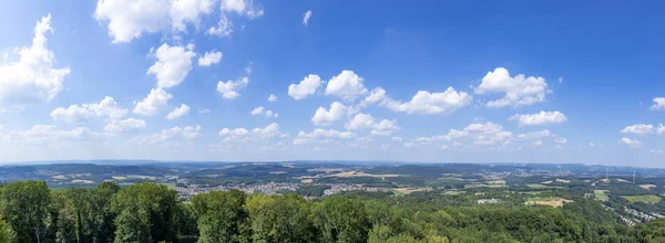 Rural Landscape Blue Sky Saarland Tholey Germany — Stock Photo, Image
