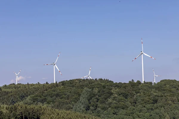 Landscape Sankt Wendel Wind Generators — Stock Photo, Image