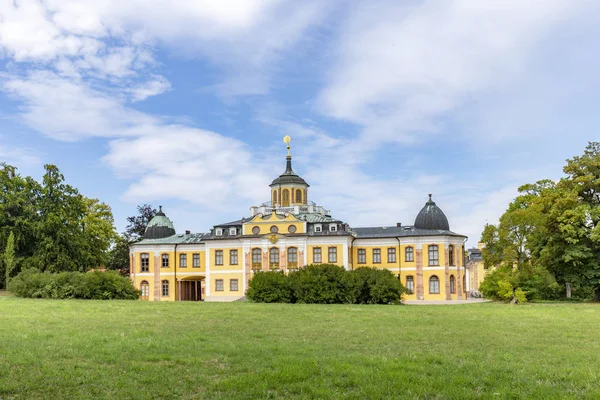 Zamek Belvedere Barokowy Zbudowany Dla Strony Domu Weimarze Thuringia — Zdjęcie stockowe