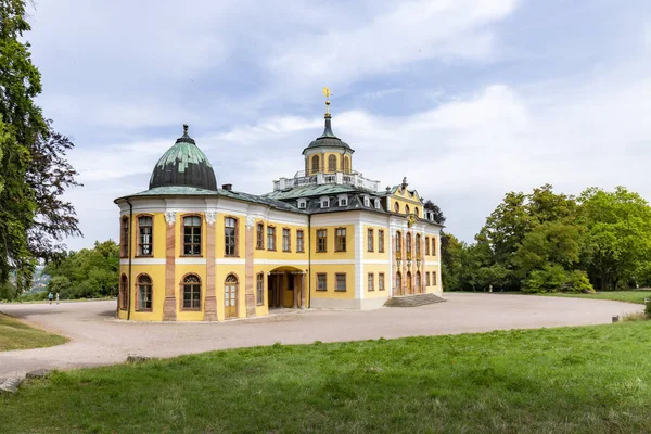 Het Kasteel Van Barok Belvedere Gebouwd Voor Huis Partijen Weimar — Stockfoto